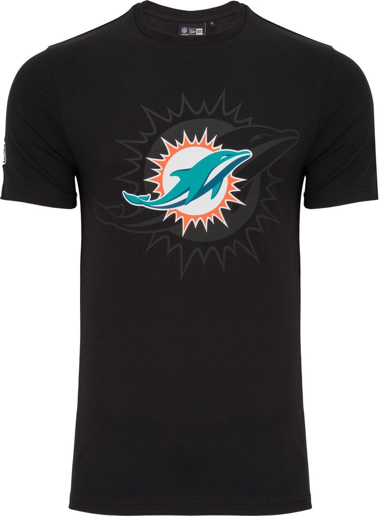 New Era Fan Shirt - NFL Miami Dolphins 2.0 schwarz - M