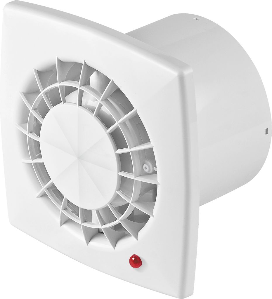 Kleinraumventilator Wandventilator Vega 125 T mit Nachlauf