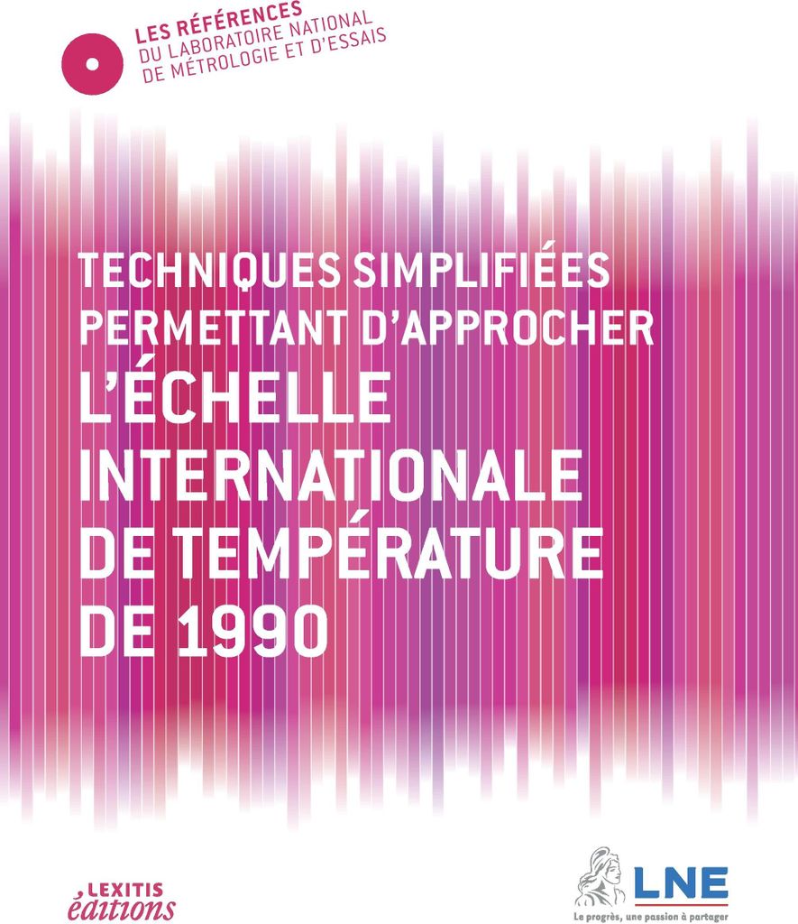 Techniques simplifiées permettant d'approcher l'échelle internationale de température de 1990