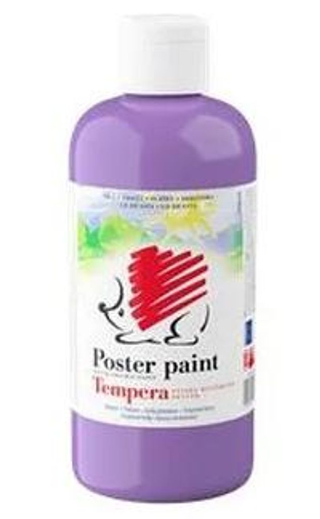 Tempera, 500 ml,  ICO "Ježko", fialová