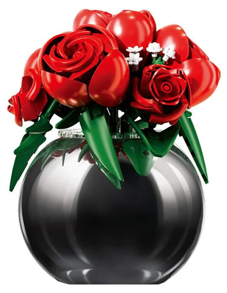 Bouquet de Roses en Briques Sluban M38-P8061 Cadeau Idéal Déco Maison