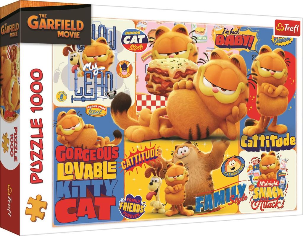 Trefl Garfield, 1000 kusov, Televízia / filmy Obrázok produktu 