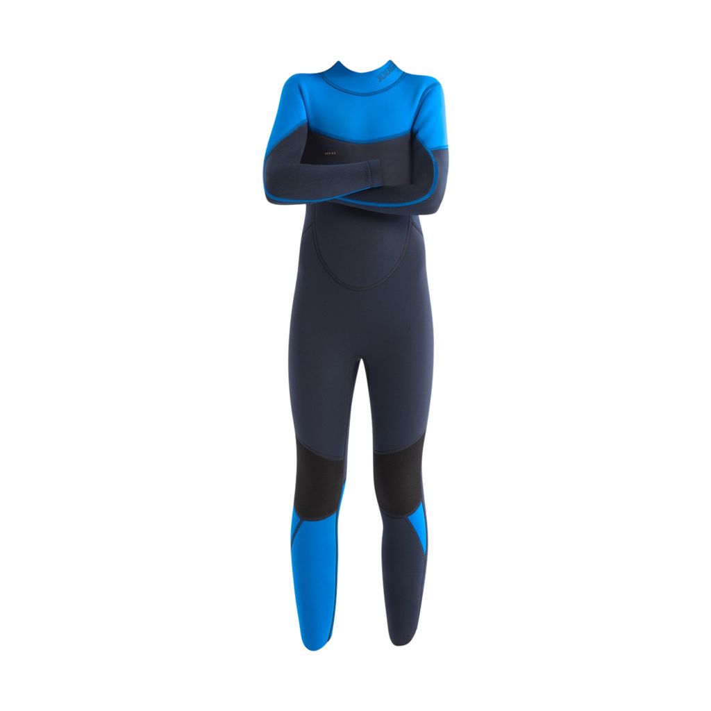 Jobe Boston Full 3/2 Mm Junior Neoprenanzug Mit Langen Ärmeln Und Reißverschluss Am Rücken Blau 12 Years Blau 12 Years