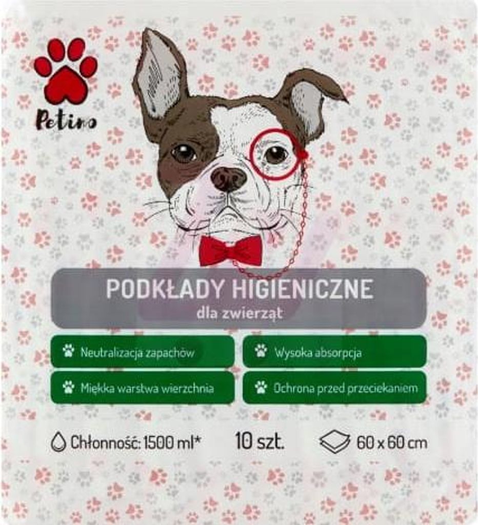 Podkłady higieniczne dla zwierząt Petino 60 cm 10 sztuk Zdjęcie produktu 