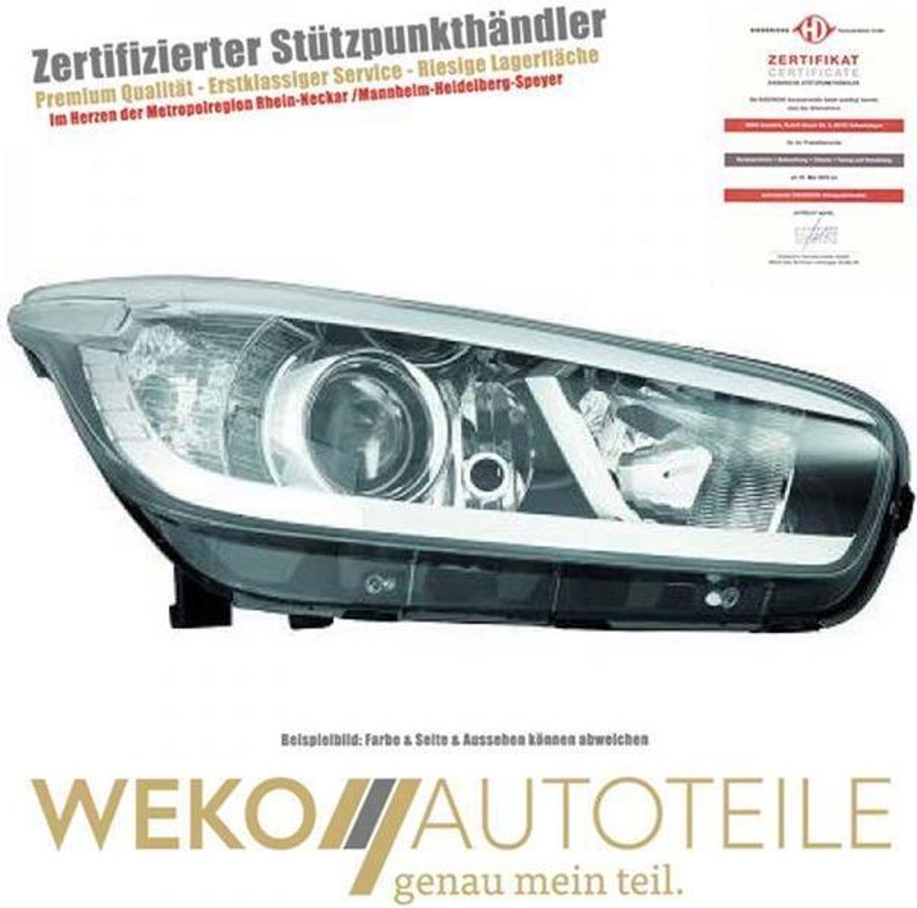Scheinwerfer rechts DIEDERICHS 6554080 für KIA
