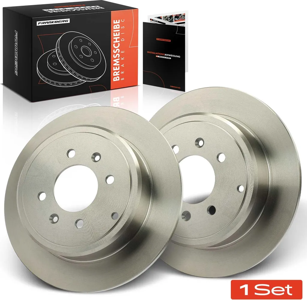 Disques de Frein Arrière Frankberg Haute Résistance pour Honda Accord 8