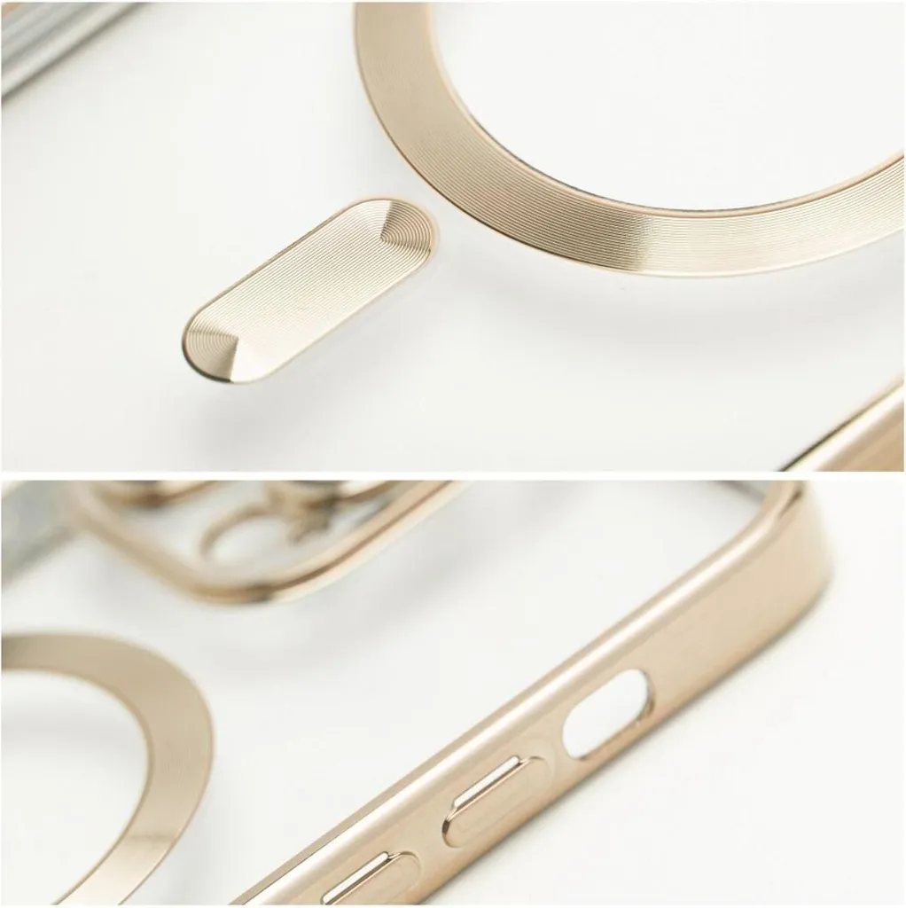 Custodia Luxury Gold iPhone 17 Pro | Bumper Magnetico e Design Camera - 2