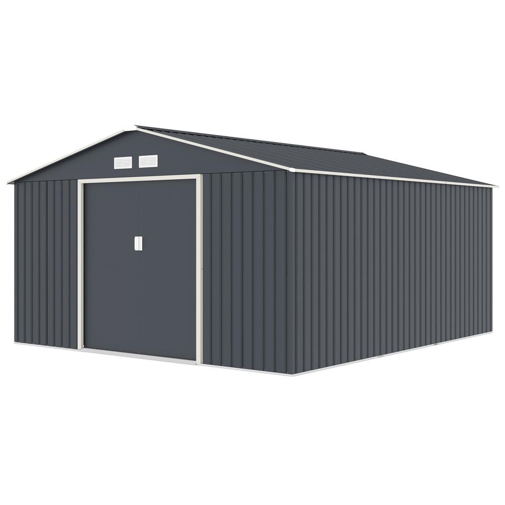HATTORO S400 Metall Gerätehaus 341x386x201 cm (BxTxH) Produktbild 