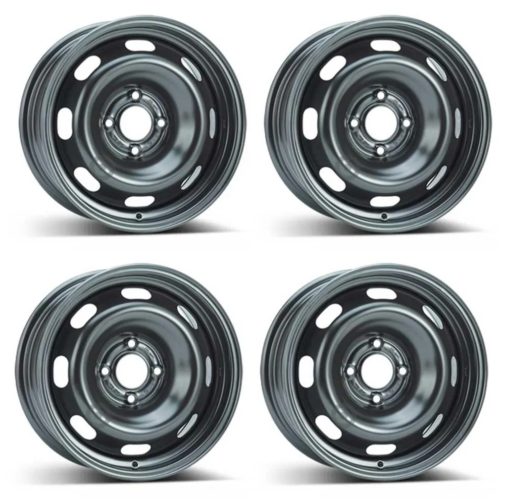 Pack de 4 jantes tôle Alcar 15 pouces pour Citroën C3 et Berlingo II