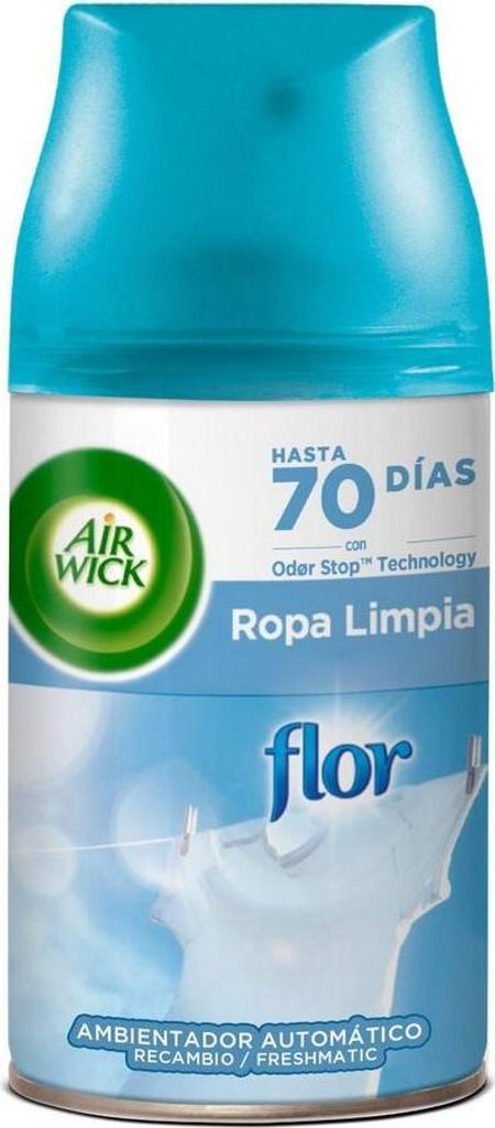 Air-Wick Amb Airwick Fres-M Rec Florfrescor Ropa Limpia