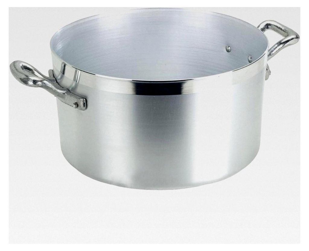 Agnelli Pentole Kasserolle mit zwei Griffen 40 cm grau