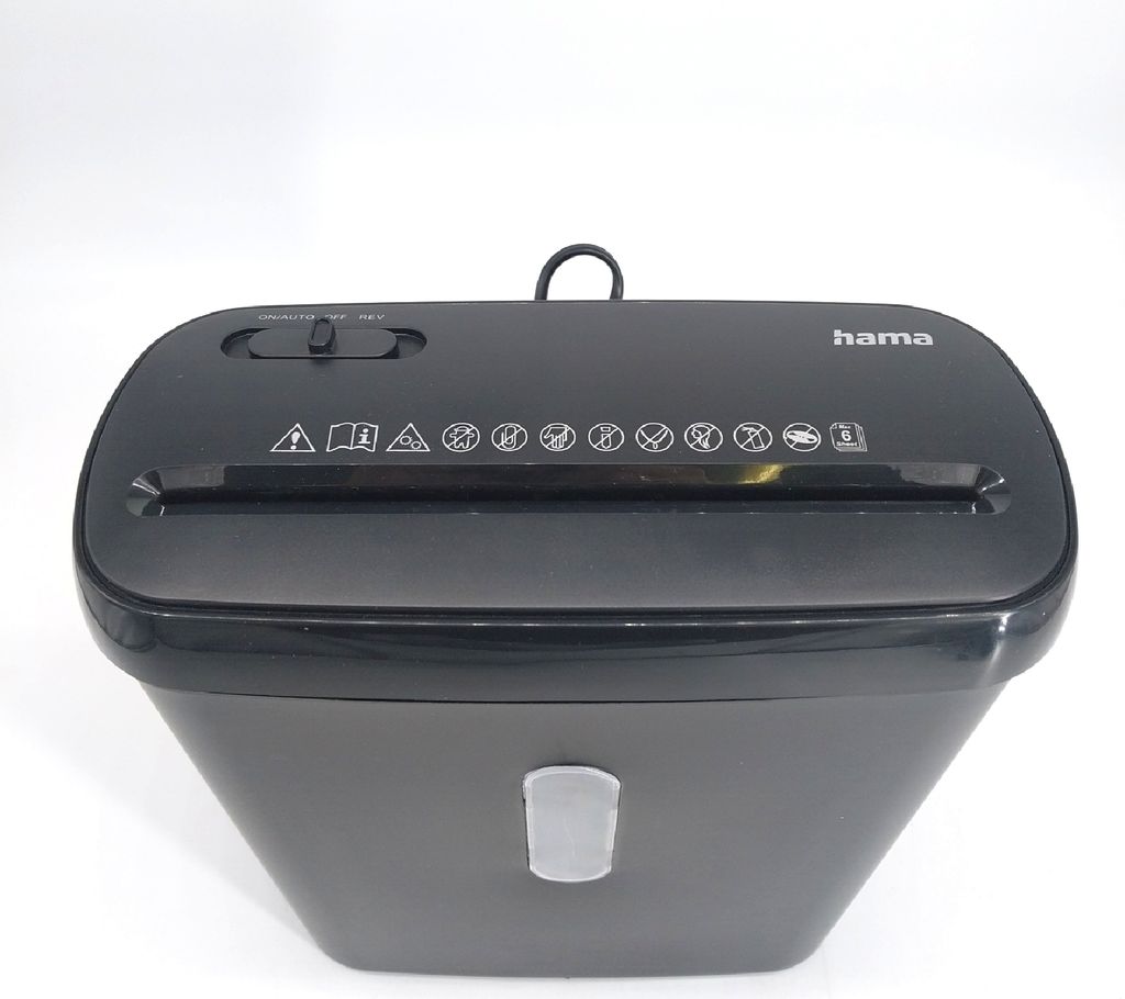 hama Basic S6 Aktenvernichter mit Streifenschnitt P-2, 6 Produktbild 25