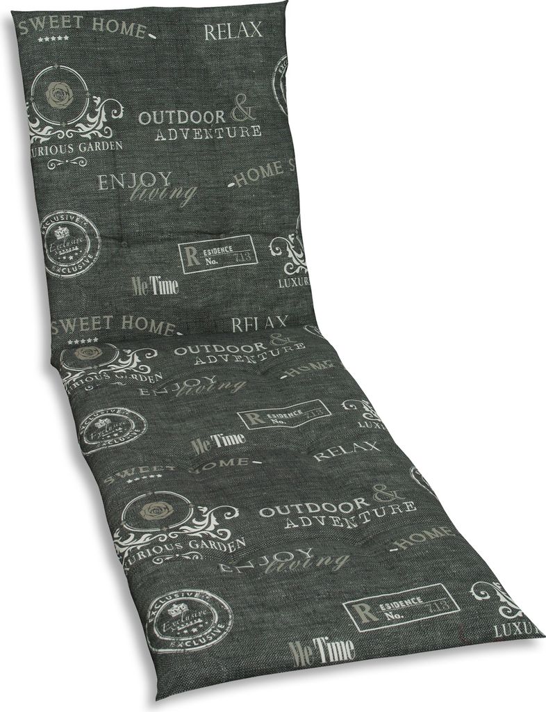 GO-DE Textil, Liegenauflage, Stempel anthrazit 15213-05 Produktbild 