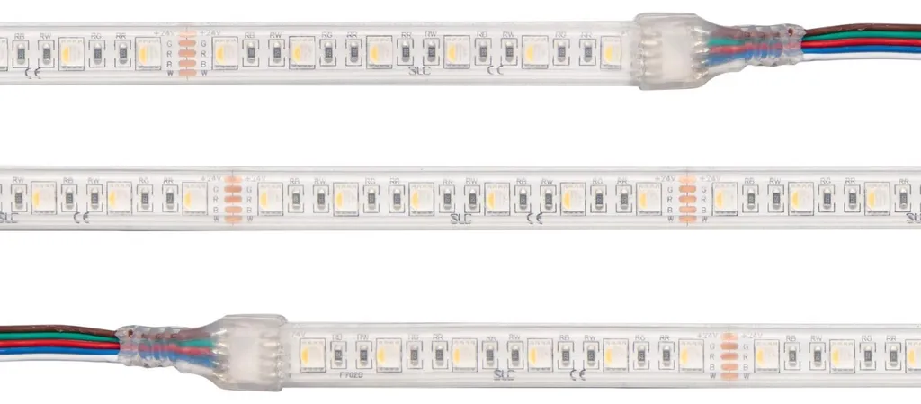 Ruban LED Étanche RGBW 5m SLC 14mm IP67 pour Éclairage Ambiance Extérieur