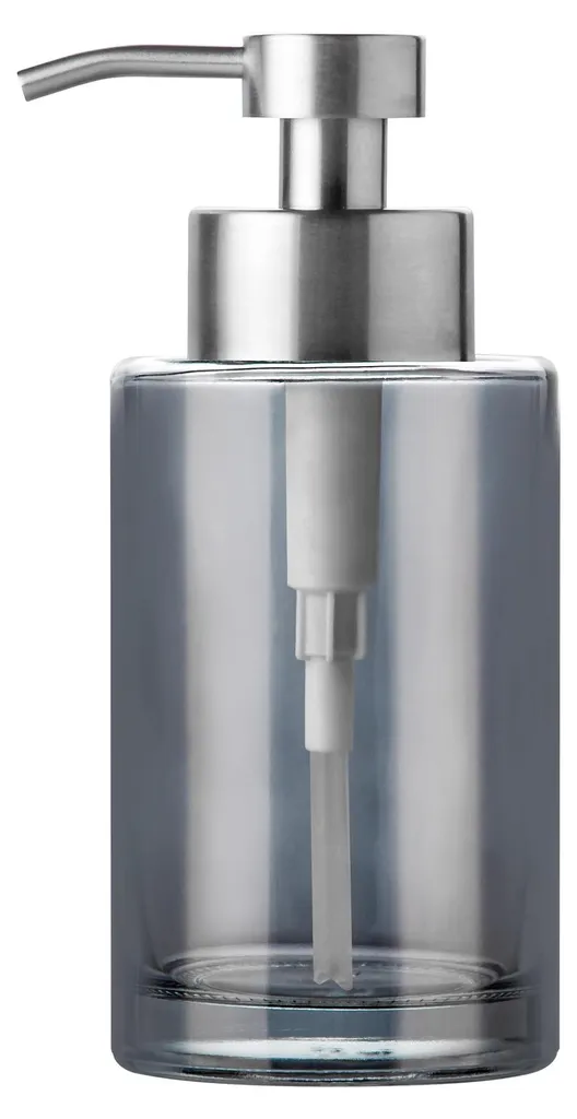 Distributeur de savon liquide 350ml en acier inoxydable aspect argent