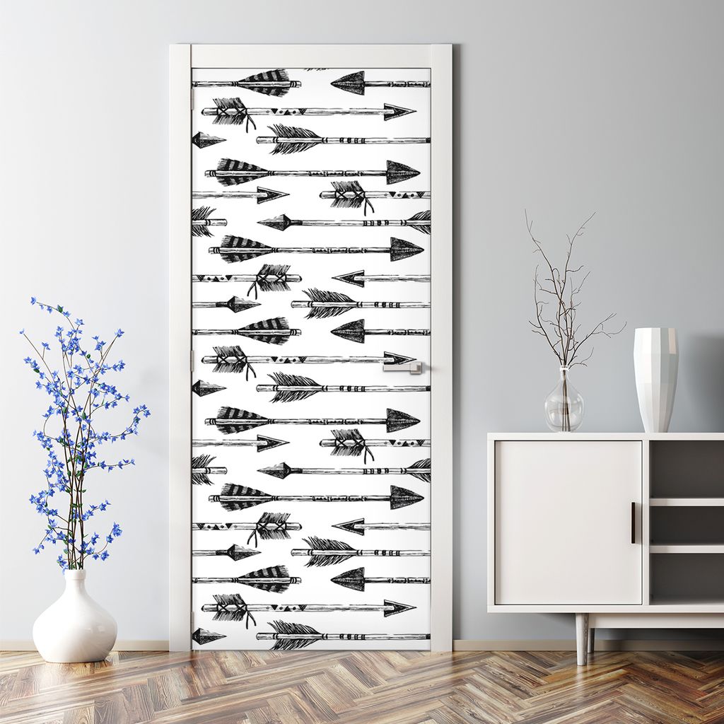 Dekorative Türsticker Aufkleber selbstklebend Klebefolie Türposter Traumfänger gold 70 x 200 cm