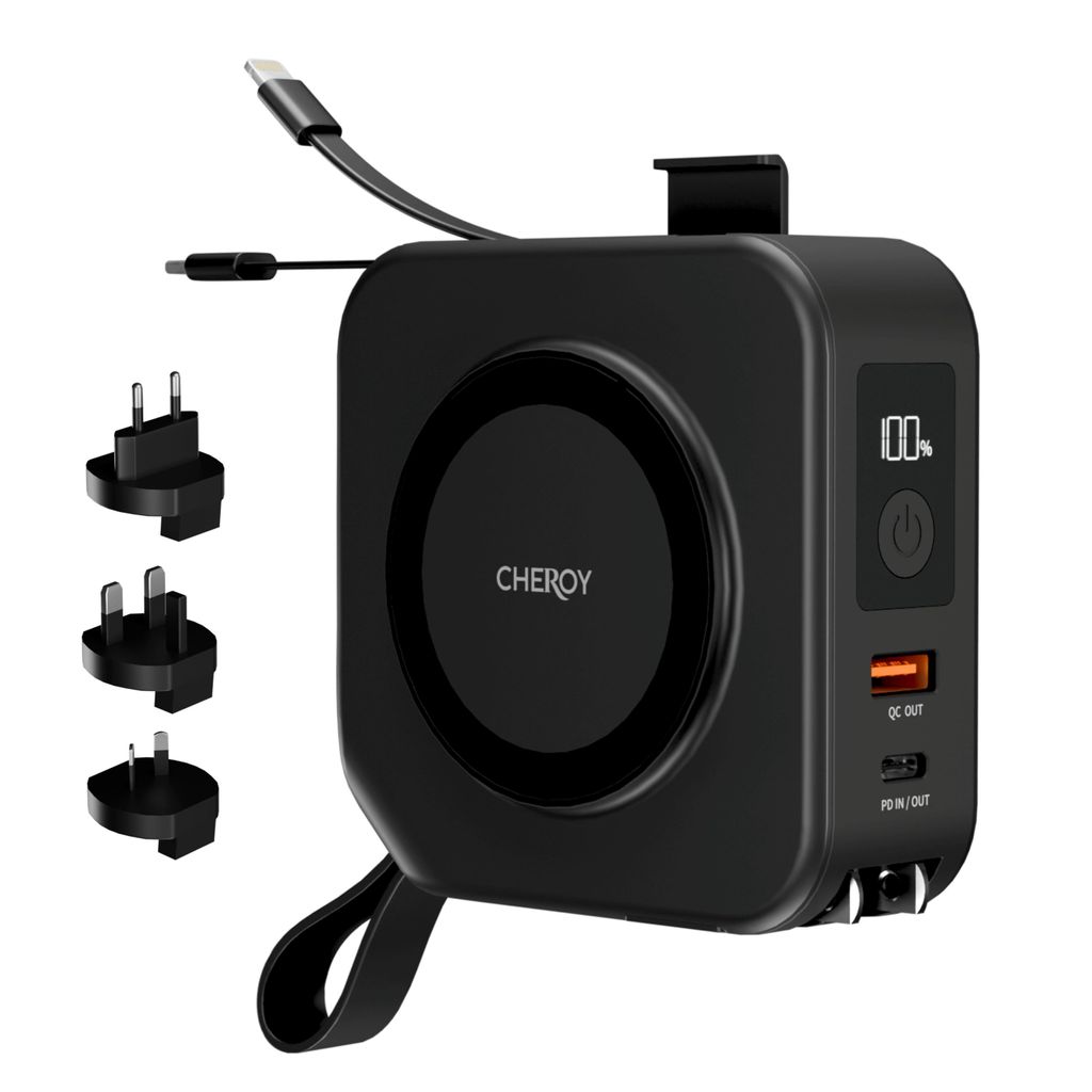 CHEROY ChargePack Multi - 5 in 1 Travel Power Bank - Productafbeelding 