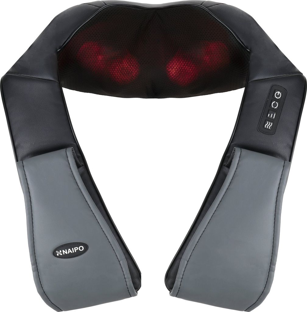 NAIPO Massage Nackenkissen Shiatsu Nackenmassage Geräte mit Produktbild 