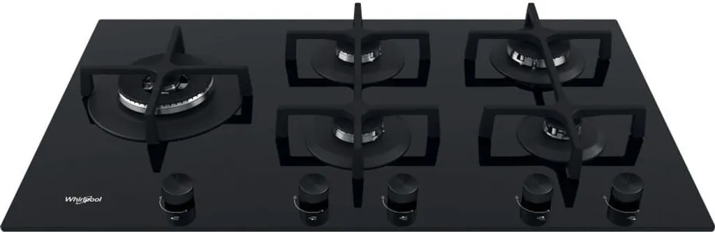 Whirlpool GOA 9523/NB1 Table gaz 5 feux avec brûleur double couronne