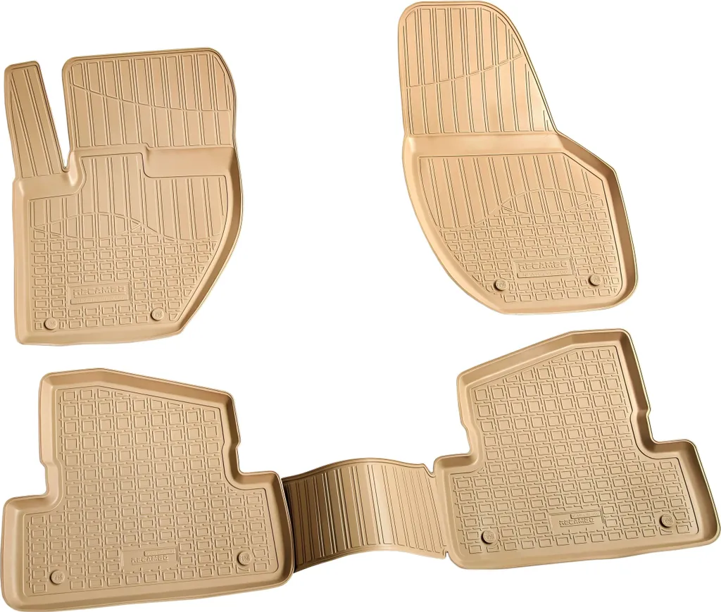 Set Tappetini Gomma Beige Volvo V40 2012-2019 | Massima Protezione