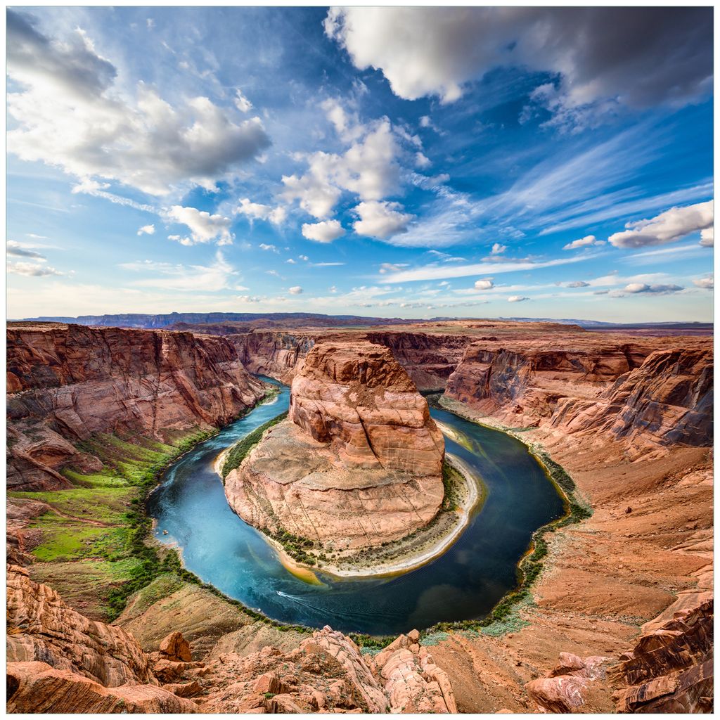 Wallario Möbeldesign / Aufkleber, geeignet für Ikea Lack Tisch - Grand Canyon in 55 x 55 cm