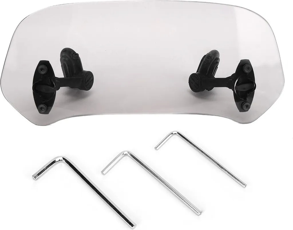 Bulle additionnelle moto pour protection pluie et vent tawny