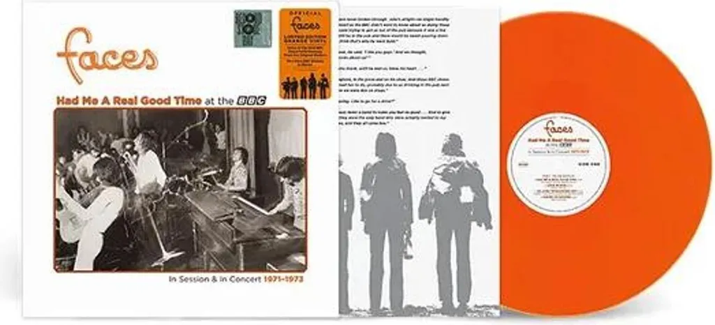 Faces LP Orange Had Me A Real Good Time At The BBC Edition Limitée Rare