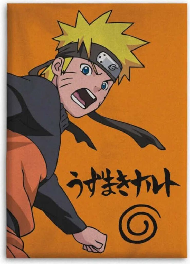 Naruto Shippuden Kinder Fleecedecke leichte Kuscheldecke 100x140 cm