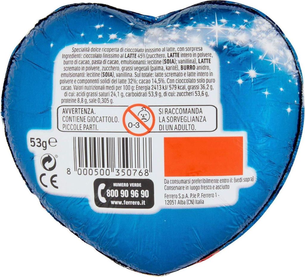 czekoladowe świąteczne serce dla dzieci z wielką Zdjęcie produktu 9