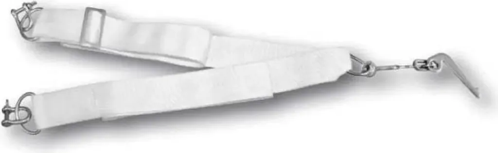 Lalizas Sangle avec Crochet Big Blanc Accessoire Accastillage Bateau