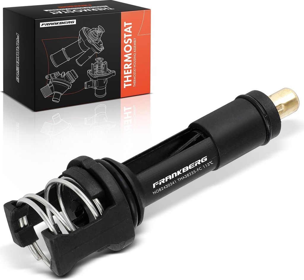 Frankberg 1x Thermostat Kühlmittel für VW Golf 7 Passat Beetle Audi A3 A4 A5 A6 Q5 Seat Leon
