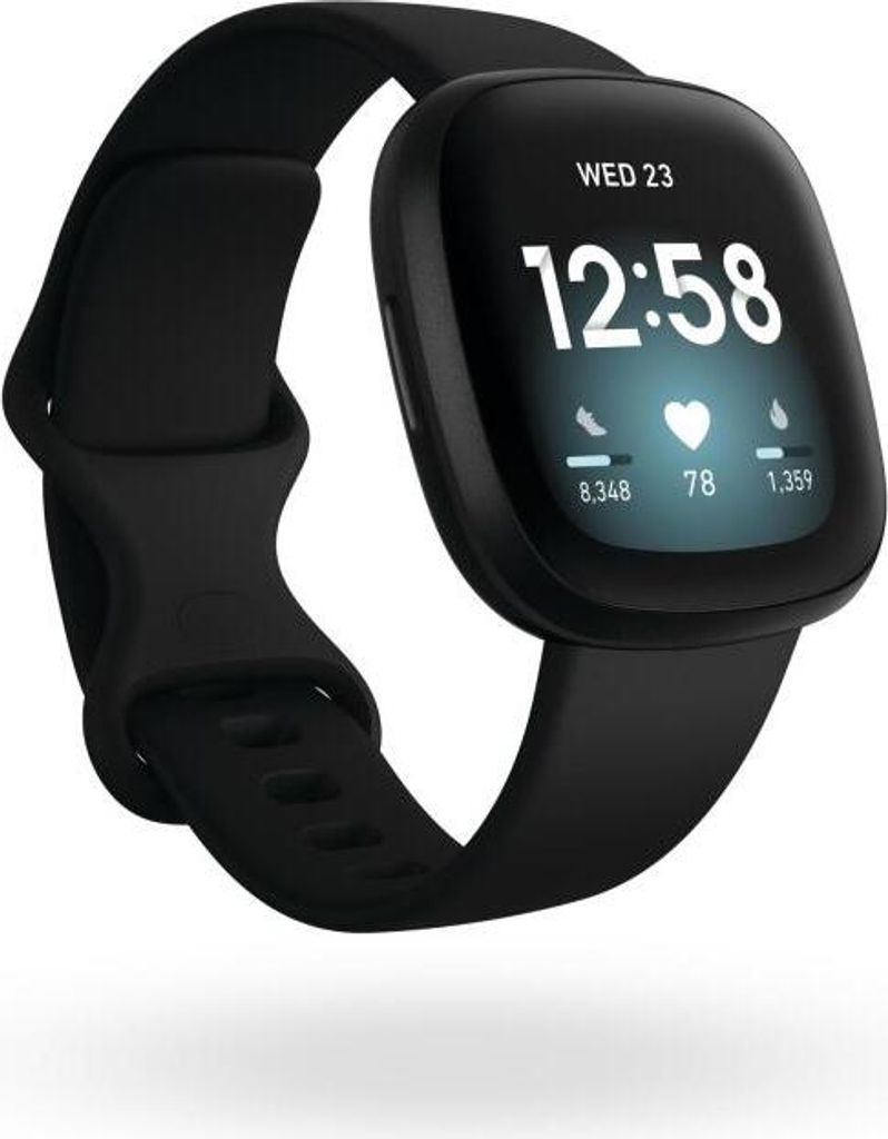 Fitbit Versa 3 Smartwatch čierne/čierne hliníkové Obrázok produktu 6