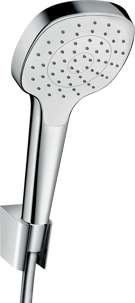 hansgrohe Croma Select E Brausenset 1jet/Porter weiß/chrom, 1 Stk.