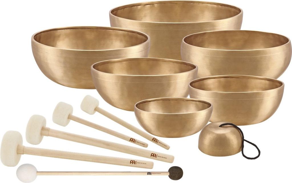 Meinl Sonic Energy SBSETCHA Chakra Klangschalen Set inkl Schlägel