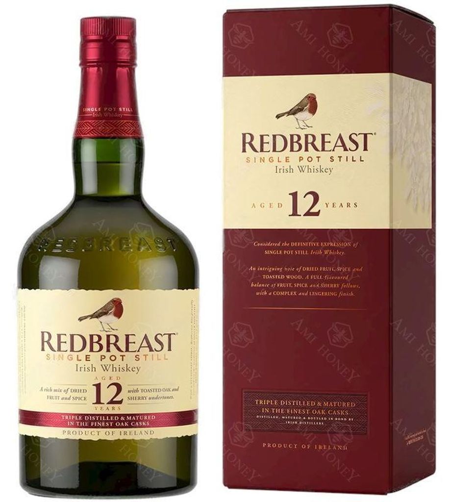 Redbreast 12 Years Old Single Pot Still Irish Whiskey 40% Obrázek produktu 