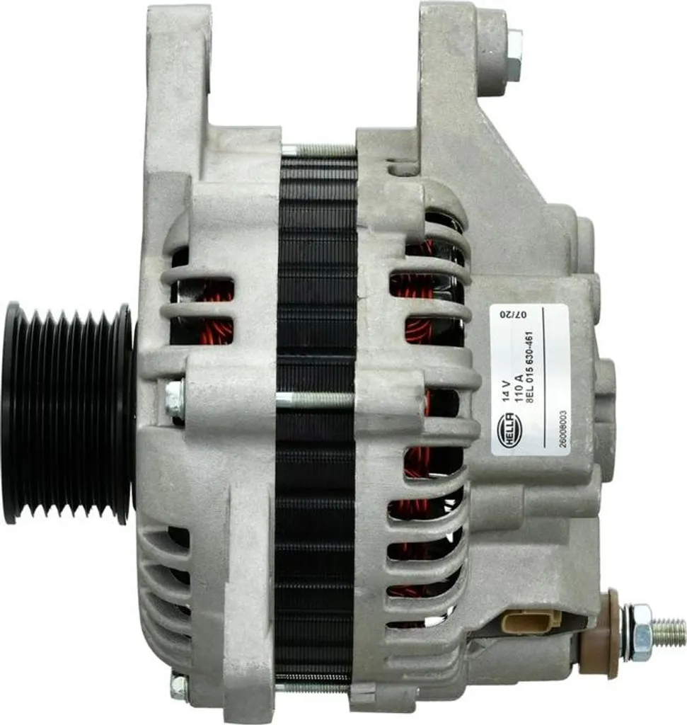 Alternateur 12V 110A HELLA pour Mitsubishi Pajero - Poulie de 55 mm