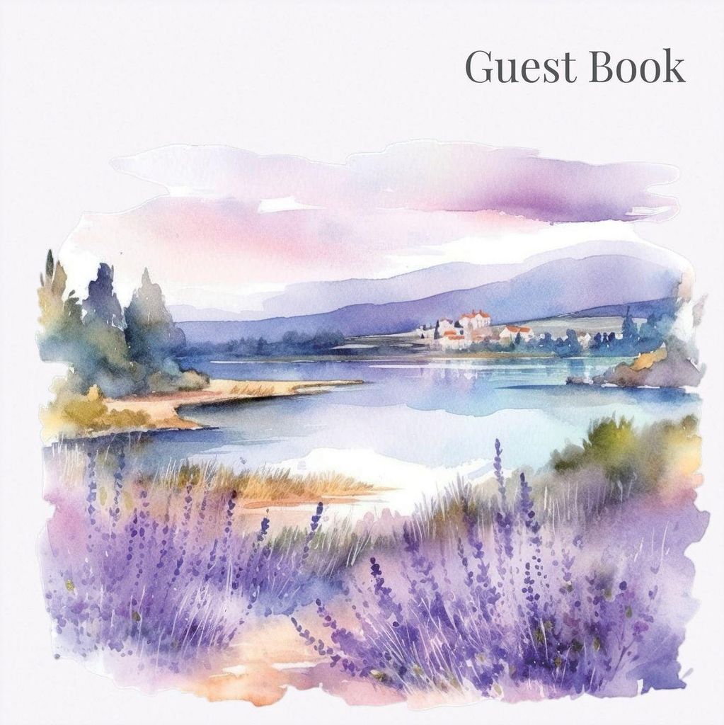 Guest book (hardback) , comments book, guest book to sign, vacation home, holiday home, visitors comment book