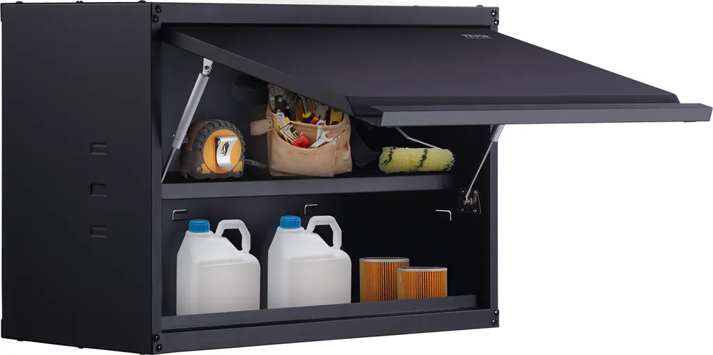 Armoire d'atelier suspendue 77 cm avec 2 étagères de rangement VEVOR