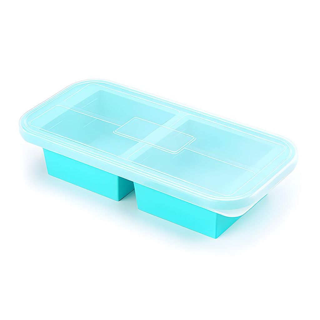 Silikon-Gefrierbehälter mit Deckel – Portionsformen für Produktbild 