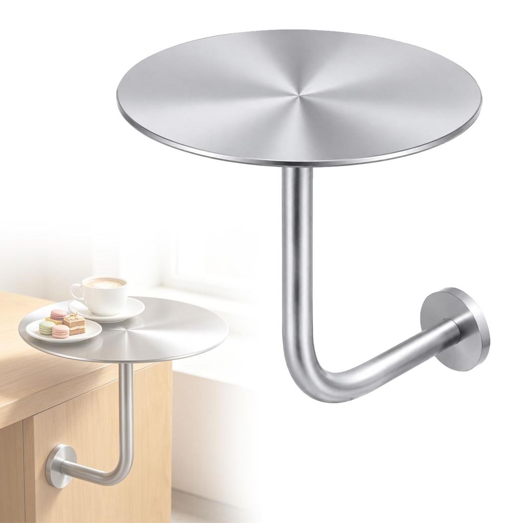 Mesa redonda de pared para cócteles, con diseño en forma de Imagen del producto 