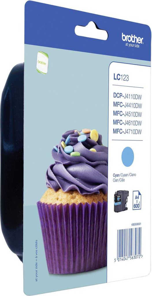 Brother LC123C Druckerpatrone cyan Image du produit 