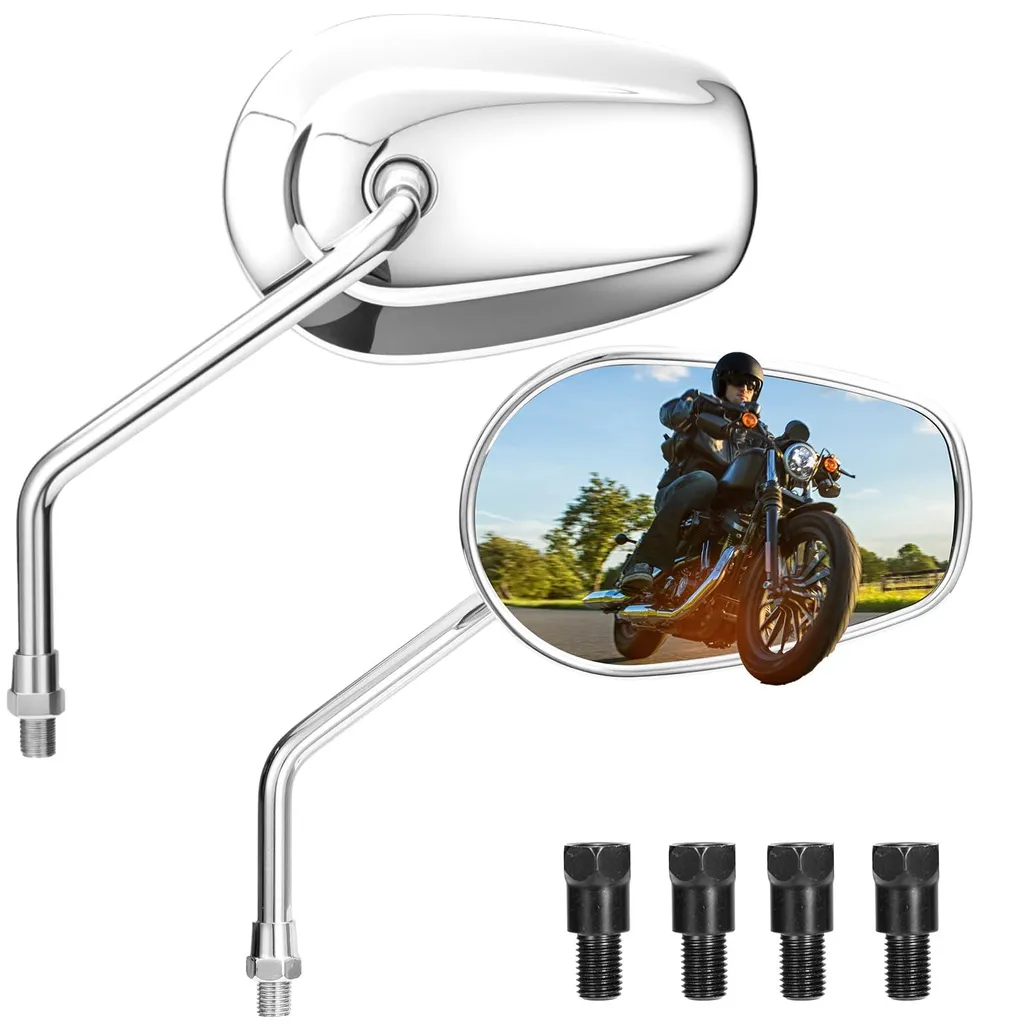 Paire de Rétroviseurs de Moto et Scooter avec Vision Large Angle M10