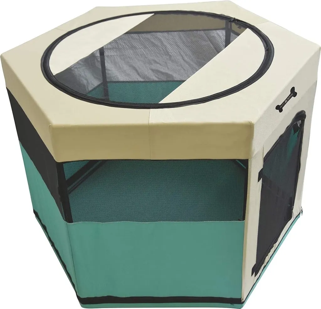 Box Cuccioli Design Turchese 90x90cm | Recinto Elegante Animali