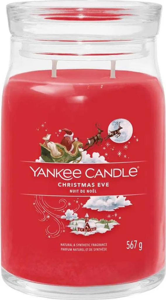 Yankee Candle Soirée de Noël Bougie Signature 567g à deux mèches