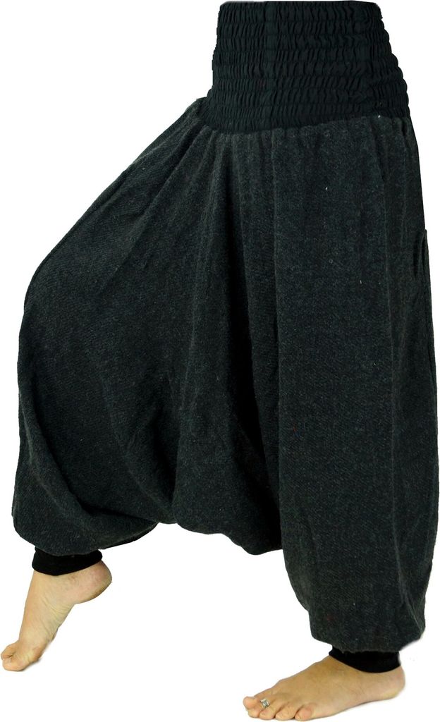 Flauschige Haremshose, Pluderhose, Pumphose, Aladinhose - Produktbild 