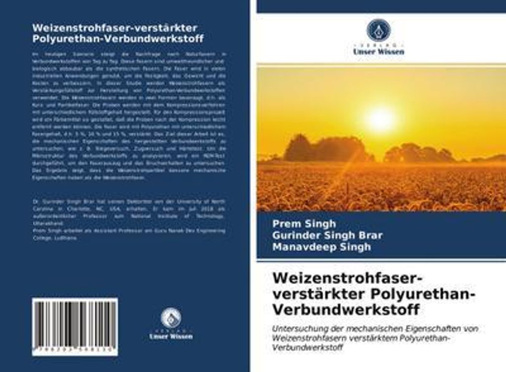 Weizenstrohfaser-verstärkter Polyurethan-Verbundwerkstoff