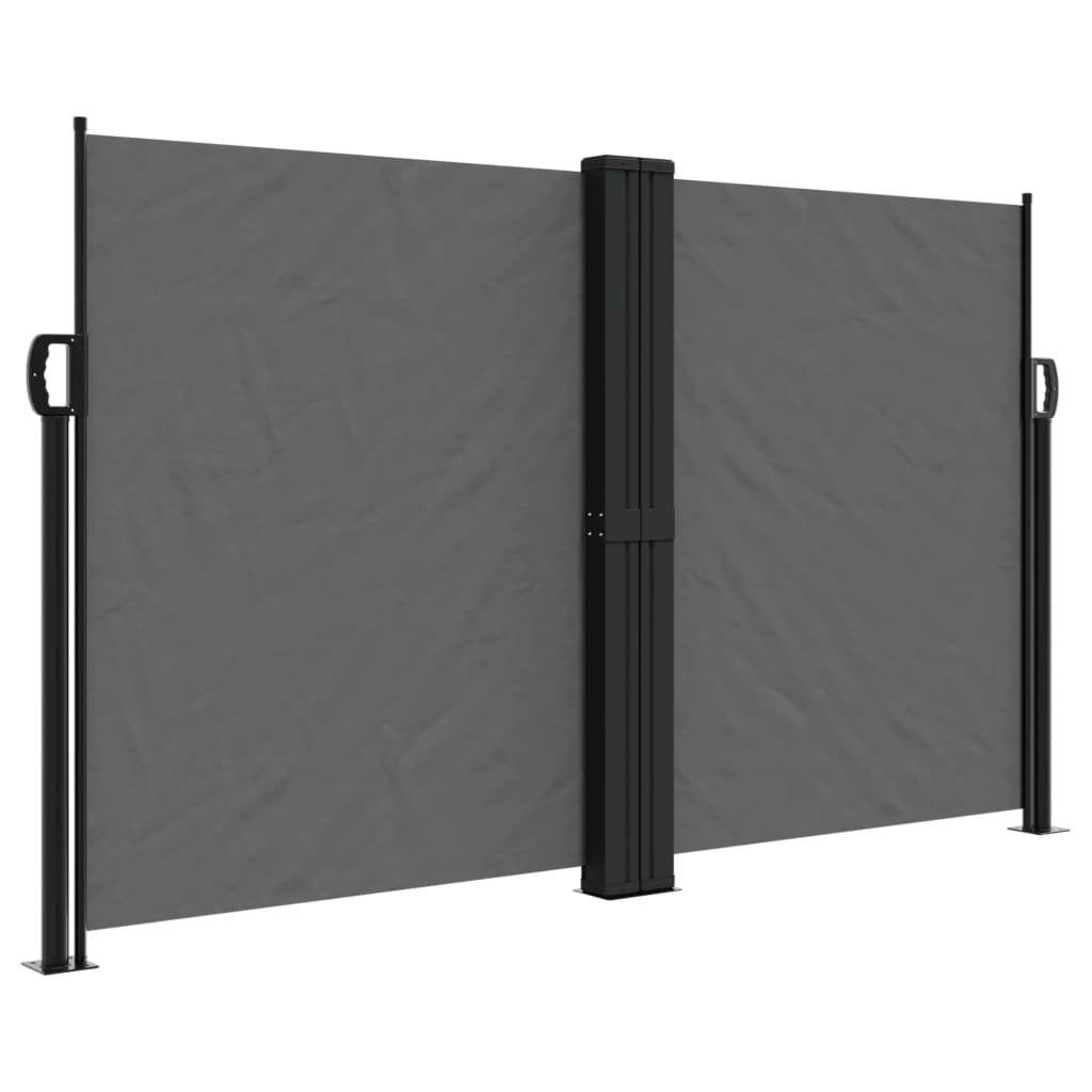 vidaXL Marquise latérale extensible Anthracite 140x1200 cm Image du produit 