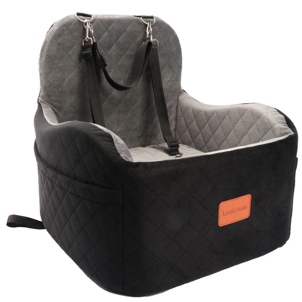 Hund Booster Autositz Memory Foam erhöht abnehmbar waschbar Produktbild 
