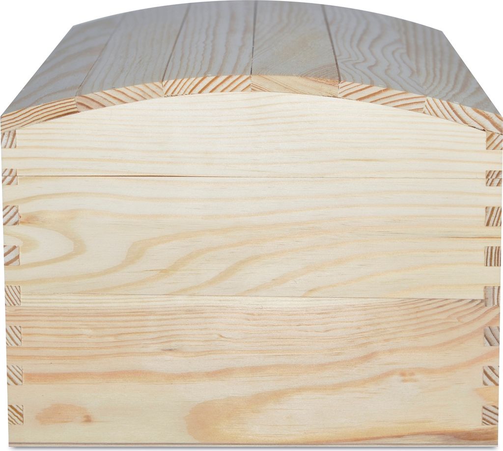 Creative Deco XXL Große Holztruhe Holz-Kiste mit Deckel und Produktbild 5