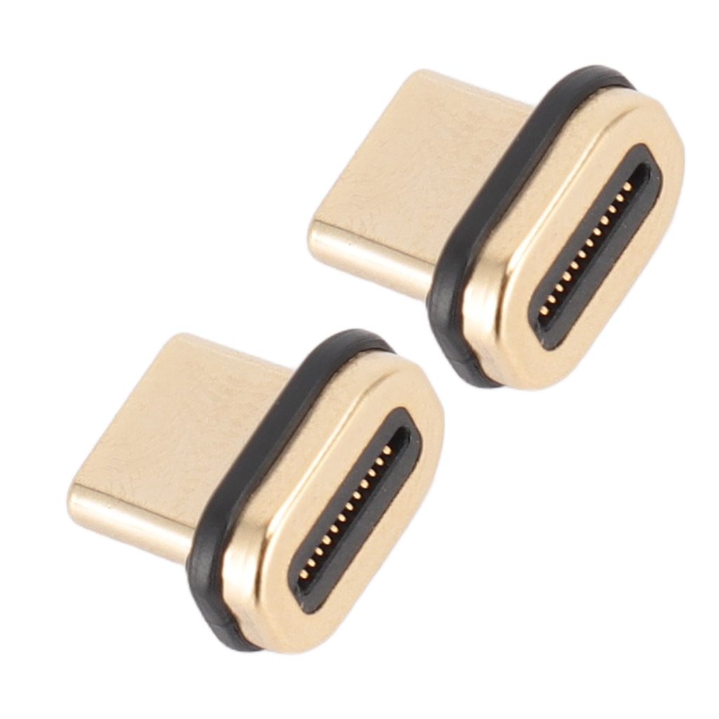 2 STÜCKE USB-C-Anschlussstecker Metall vergoldet Anti-Staub-Stecker Ladeanschluss-Schutzkappe für IOS 15 für Galaxy S23